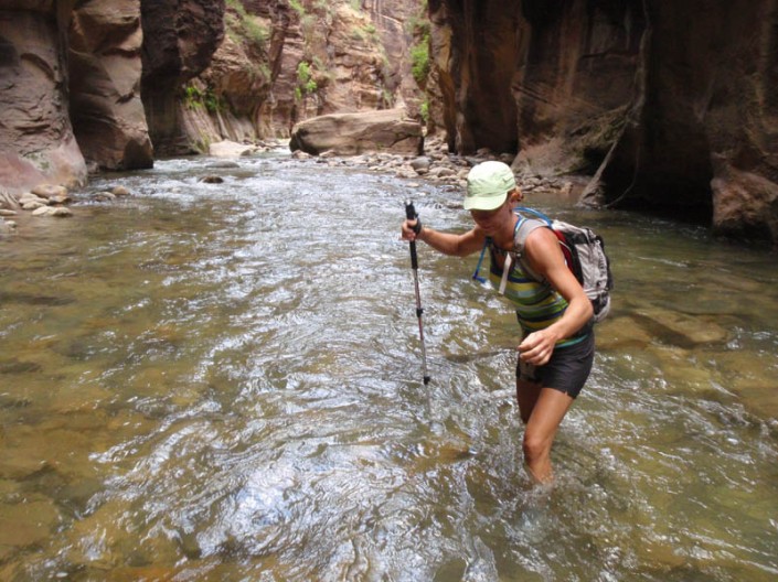 wading narrows zion national park