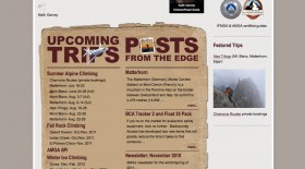 all mountain adventures website design