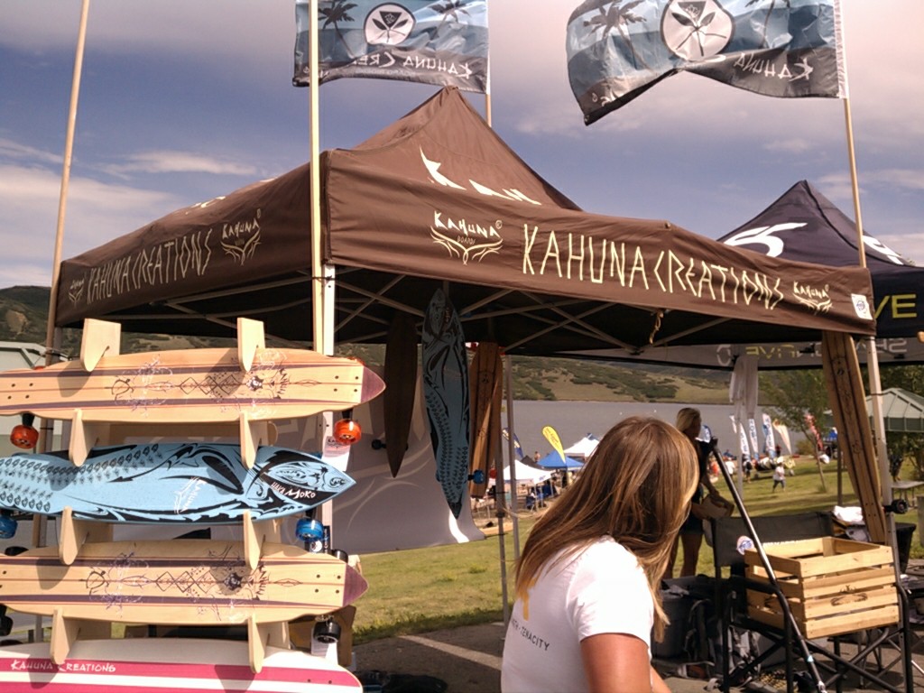 Kahuna Booth at the Open Air Demo