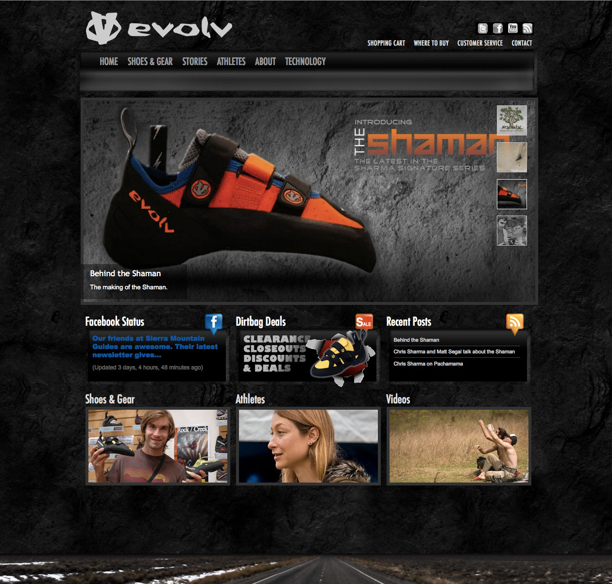 evolv new website design
