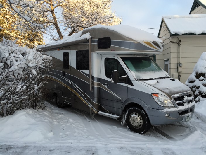 rv in the winter