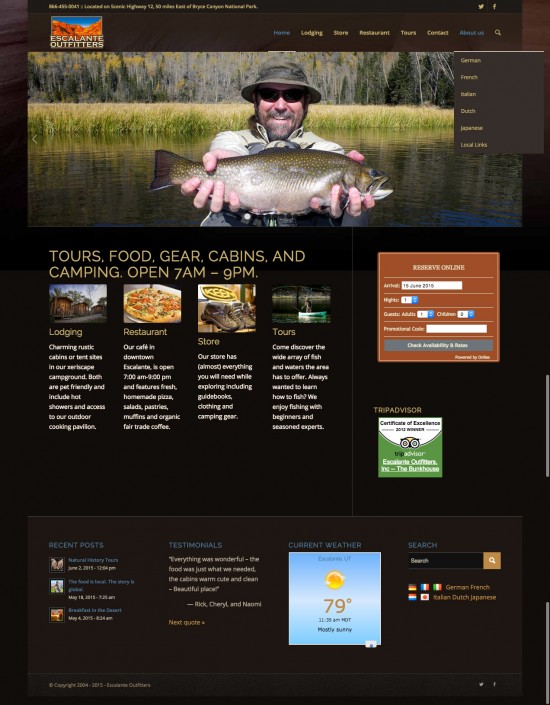 Escalante Outfitters Home Page