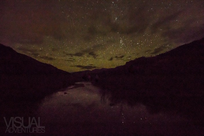 nighttime over henson creek