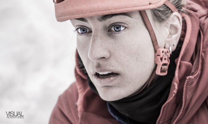 Katie Bono Ice Climber
