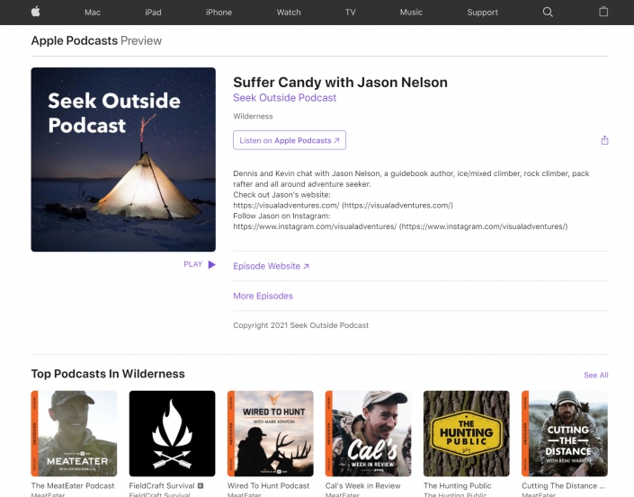 Jason Nelson on the Seek Outside Podcast
